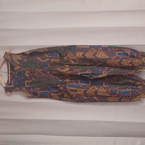 Desert Designs Earth Tone Jumpsuit, Pockets, Handmade, Cotton